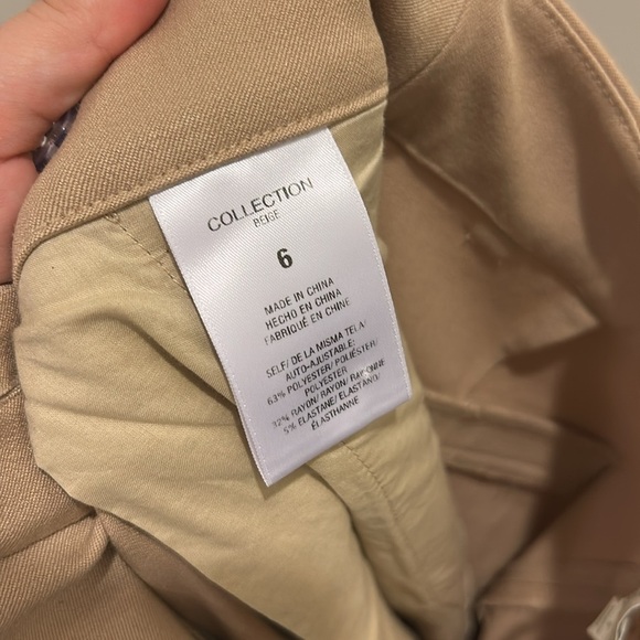 Favorite Daughter The Favorite High Waisted Wide Leg Pant Khaki Slacks - Picture 3 of 9